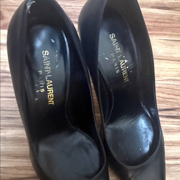 Saint Laurent Black High Heel Pumps - Picture 2 of 5